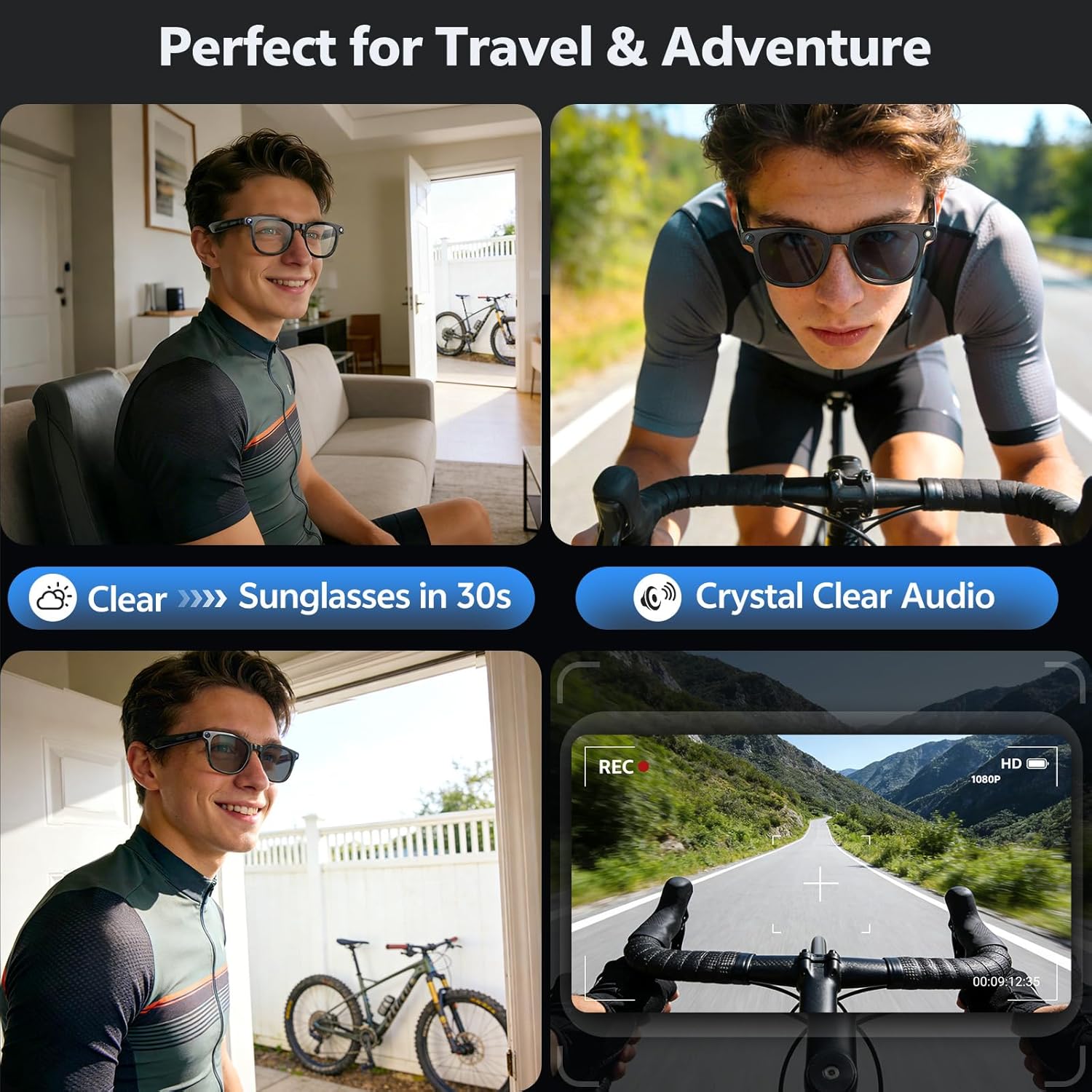 2026 4K 8MP Smart Glasses Men  - Smart Glasses Lens recension och pris