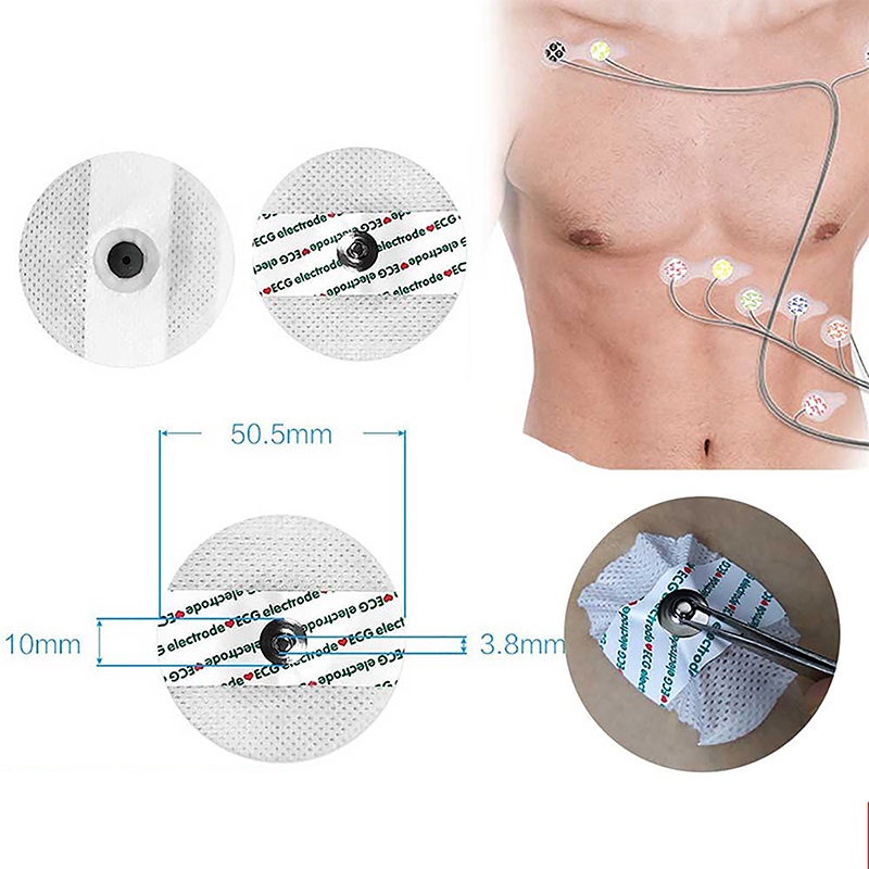 50PCS/Bag Electrode Patch Medi - Ecg Patch Monitor recension och pris