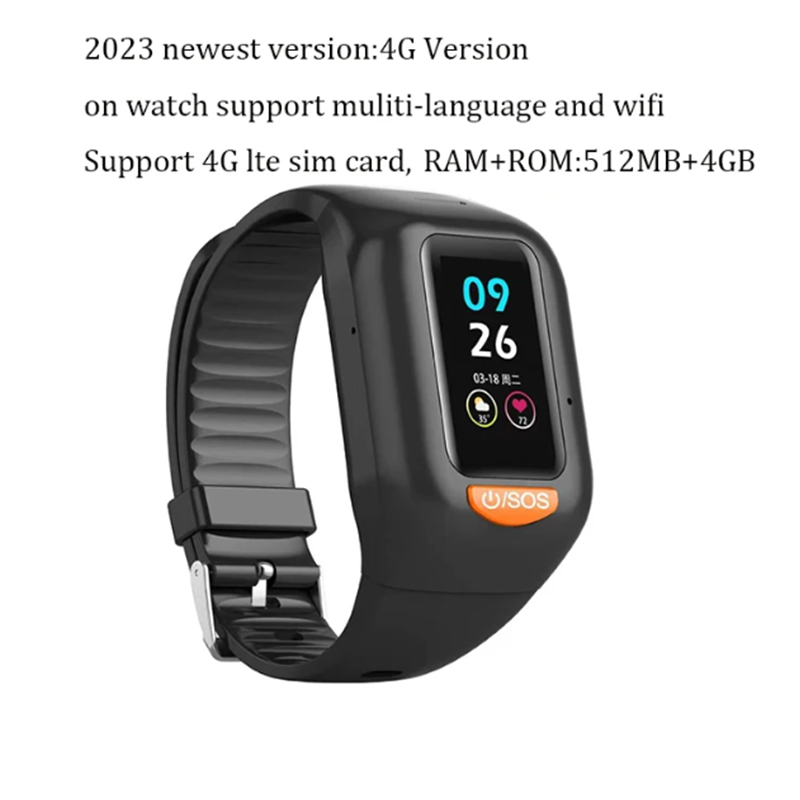 Newest Elderly 4G Smart Watch  - Fall Detection Watch recension och pris