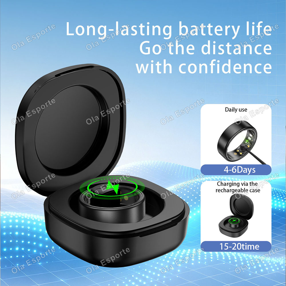 Smart Ring Men Women with Char - Temperature Ring Skin recension och pris
