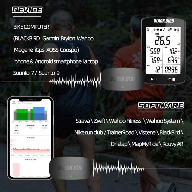 BlackBird HR1 Heart Rate Senso - Breath Rate Monitor recension och pris