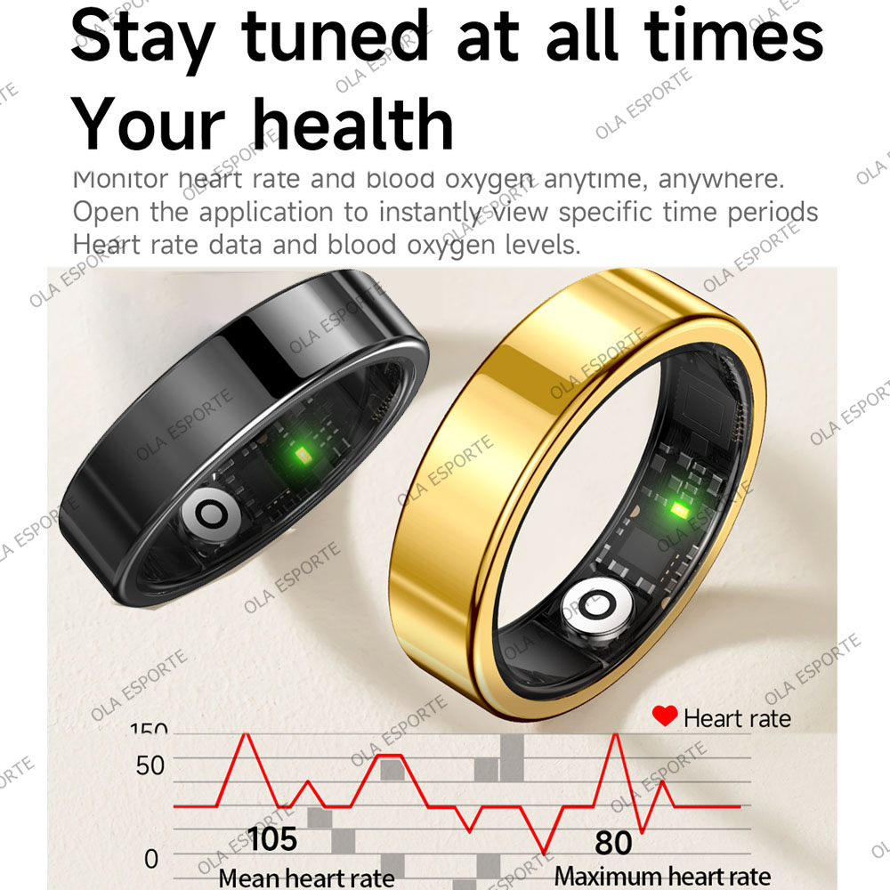 New R09 Smart Ring Men Women w - Temperature Ring Skin recension och pris