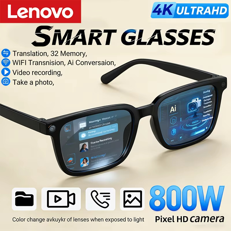 Lenovo AI Smart Glasses 8K HD  - Smart Glasses Lens recension och pris