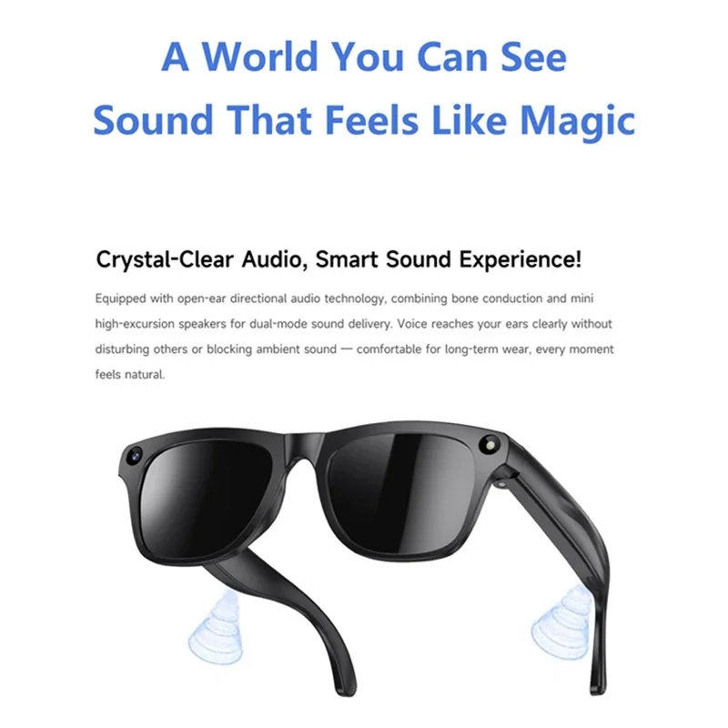 Lenovo AI Smart Glasses 8K HD  - Smart Glasses Lens recension och pris